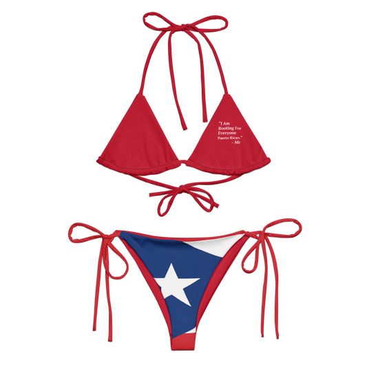 I Am Rooting: Puerto Rico string bikini