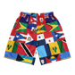 West Indian Flag Unisex mesh shorts