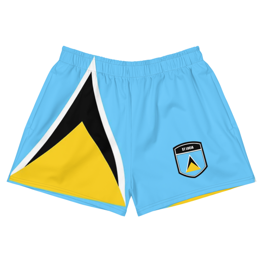 St. Lucia Women’s Athletic Shorts
