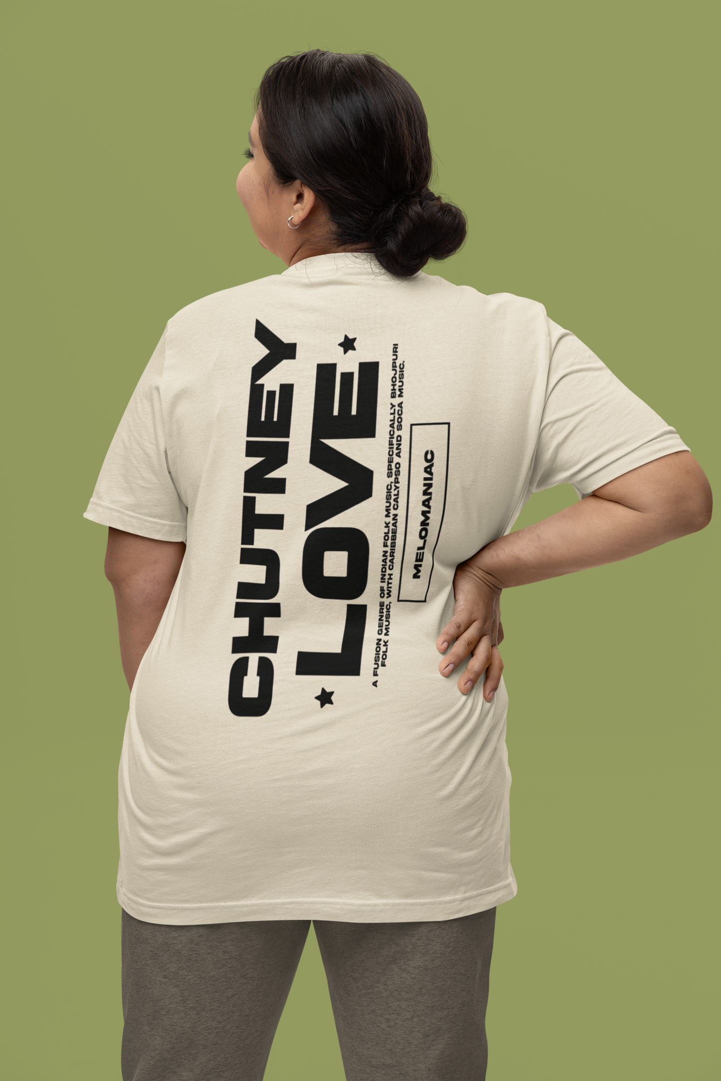 Chutney Love Oversized faded t-shirt