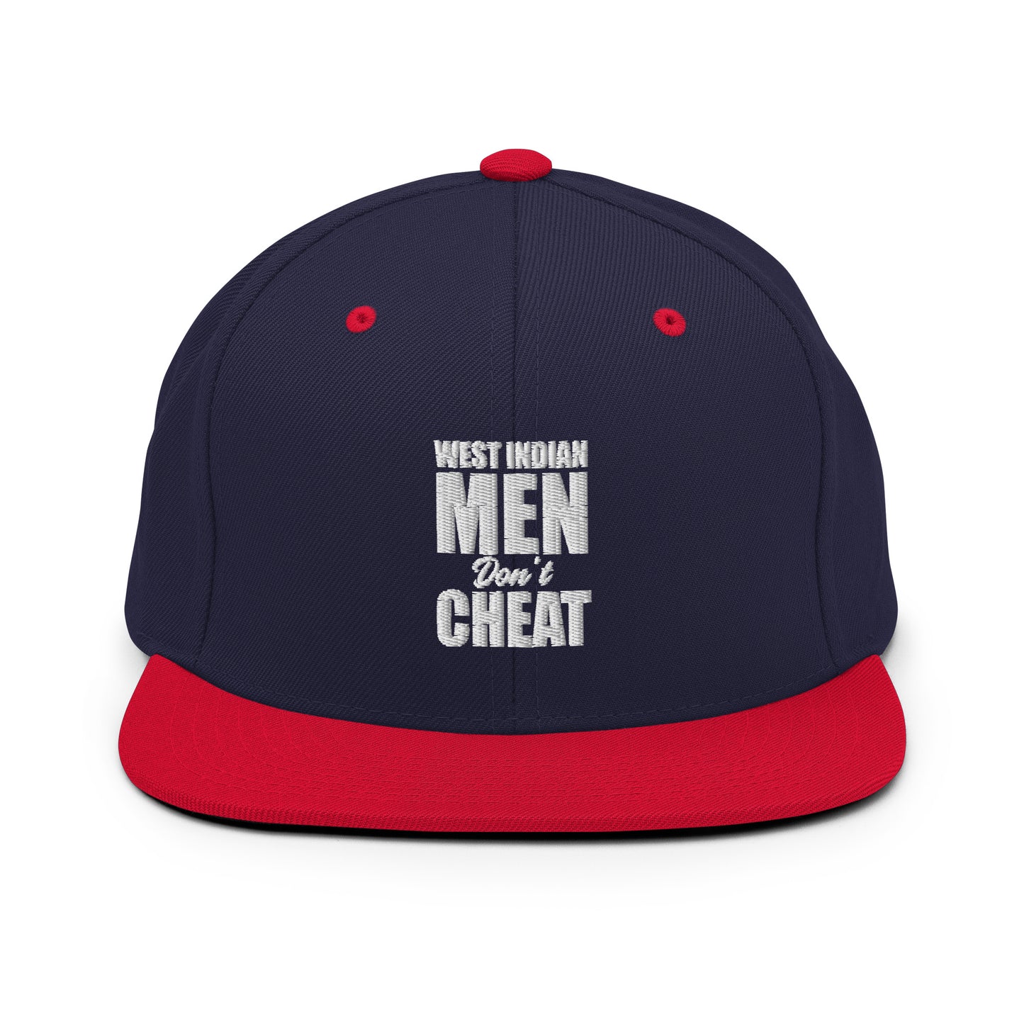 West Indian Men Don't Cheat Snapback Hat