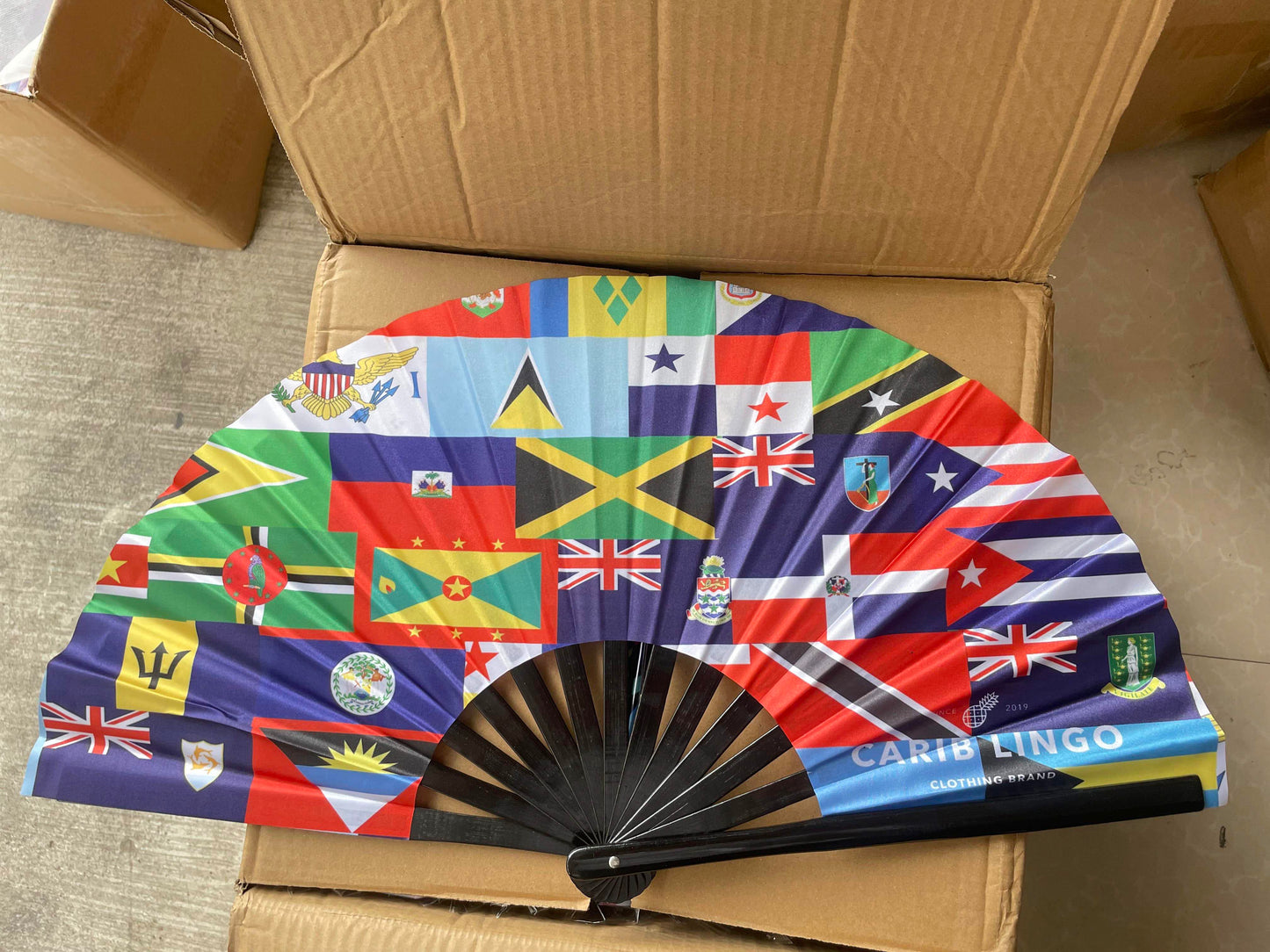 West Indian Flag Fan