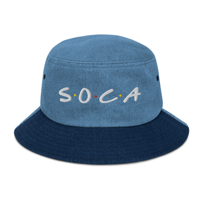 Soca Friends Denim bucket hat