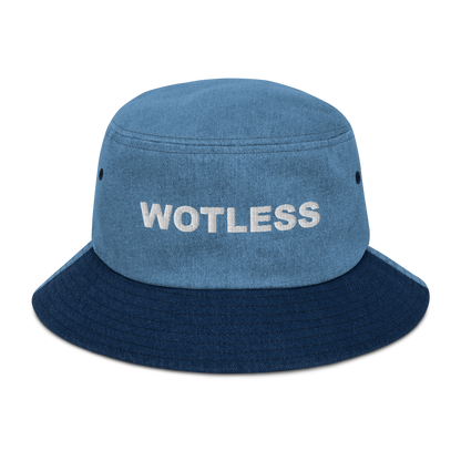 Wotless Denim bucket hat