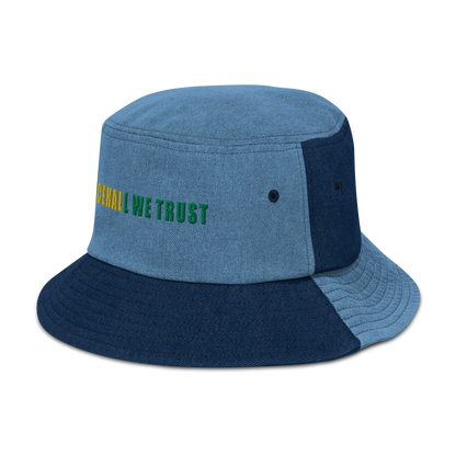 In Dancehall We Trust Denim bucket hat