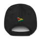 Guyana Flag Distressed Dad Hat