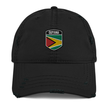 Guyana Flag Distressed Dad Hat