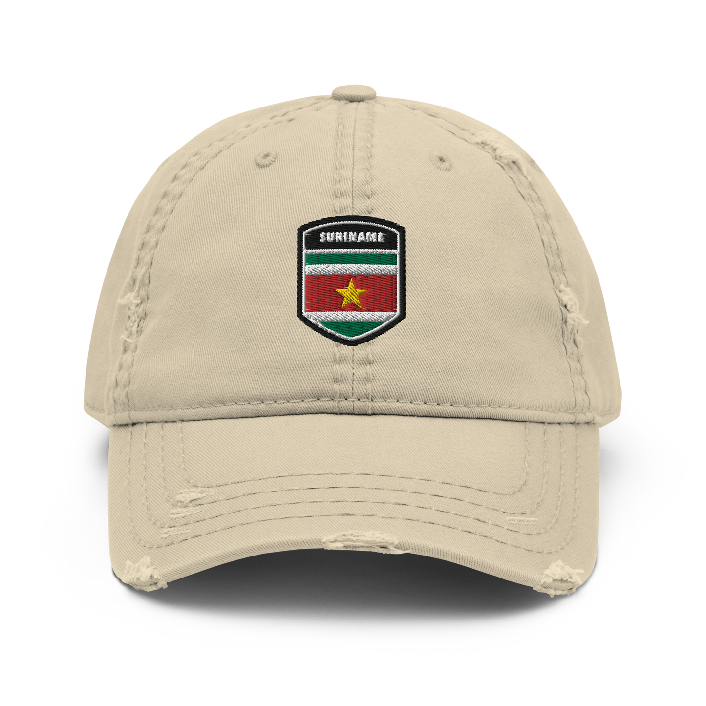 Suriname Distressed Dad Hat