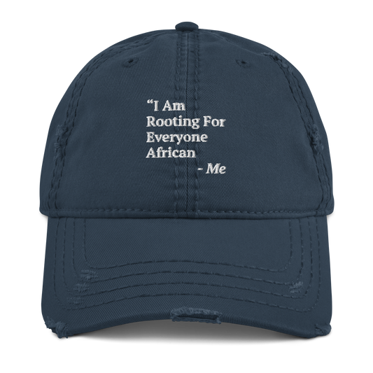 I Am Rooting: African Distressed Dad Hat