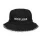 Wotless Distressed denim bucket hat
