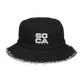 Soca Lover Distressed denim bucket hat
