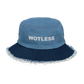 Wotless Distressed denim bucket hat