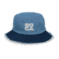 Soca Lover Distressed denim bucket hat