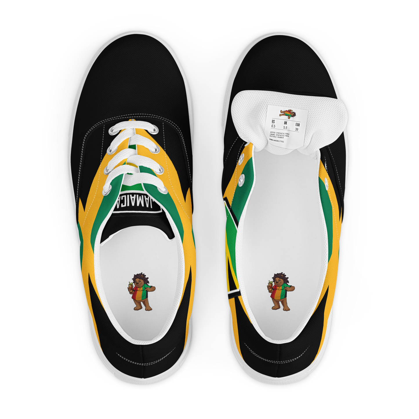 Jamaica Men’s lace-up canvas shoes