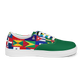 West Indian Flags Men’s lace-up canvas shoes