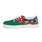 West Indian Flags Men’s lace-up canvas shoes