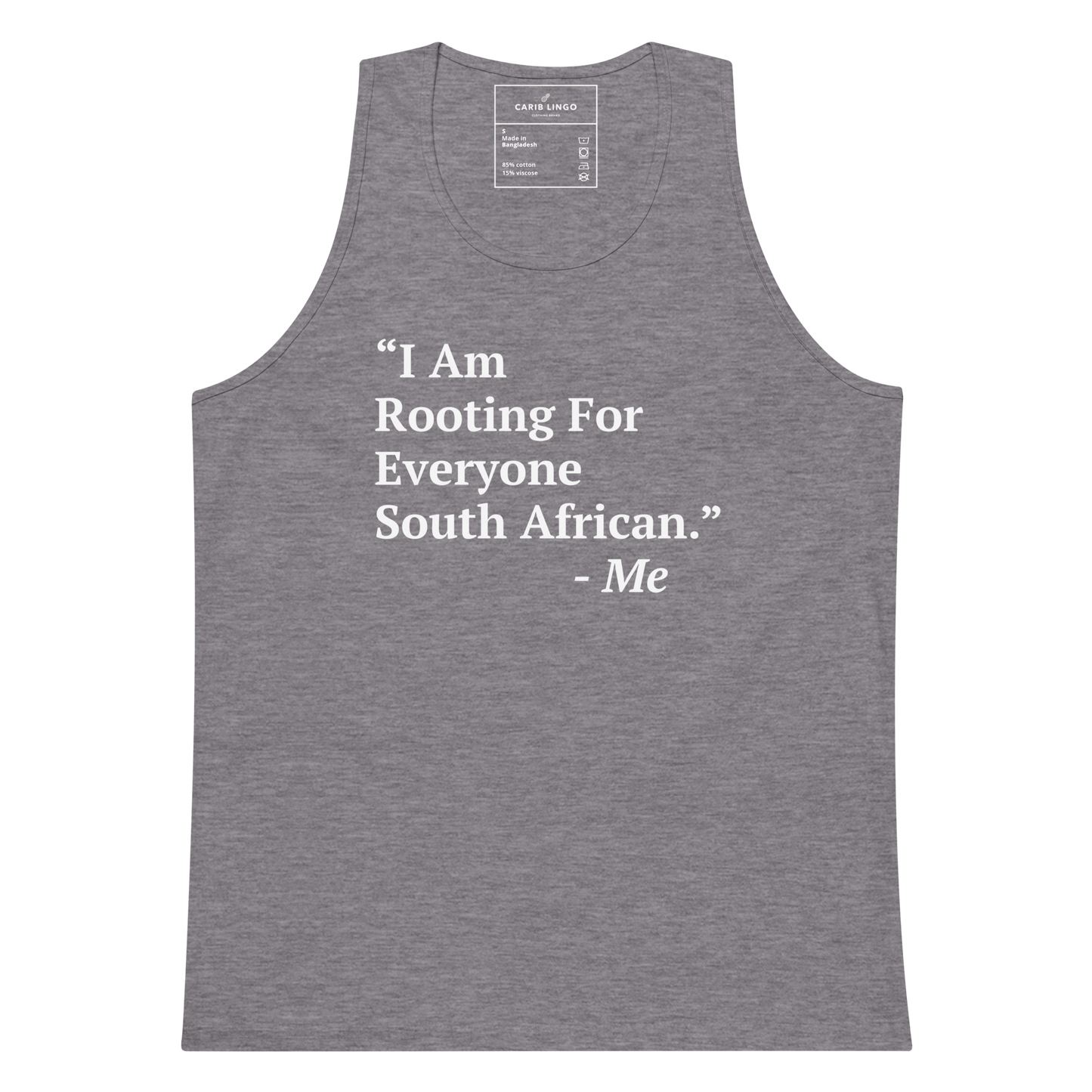 I Am Rooting: South Africa Men’s tank top