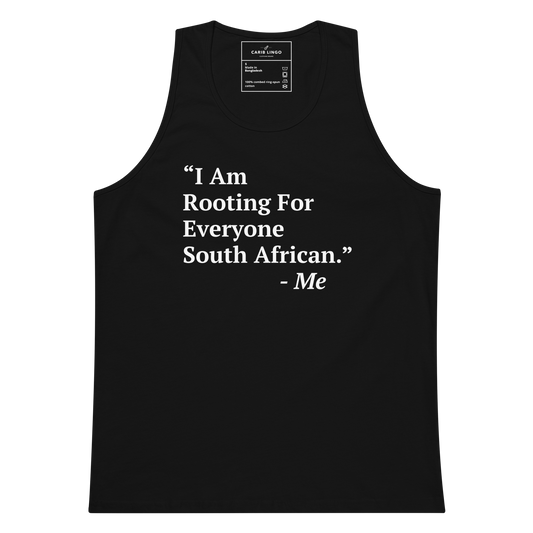 I Am Rooting: South Africa Men’s tank top