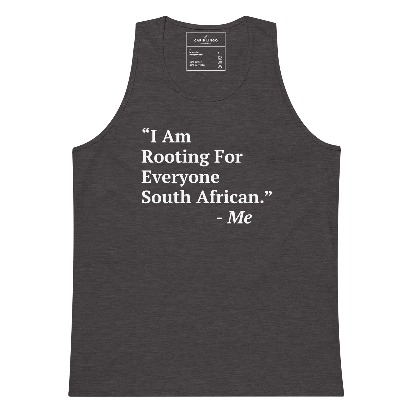 I Am Rooting: South Africa Men’s tank top