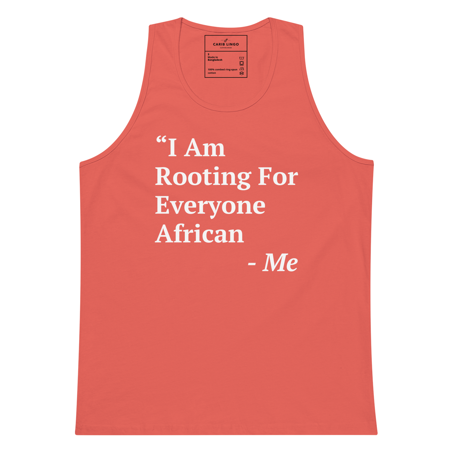 I Am Rooting: African Men’s tank top