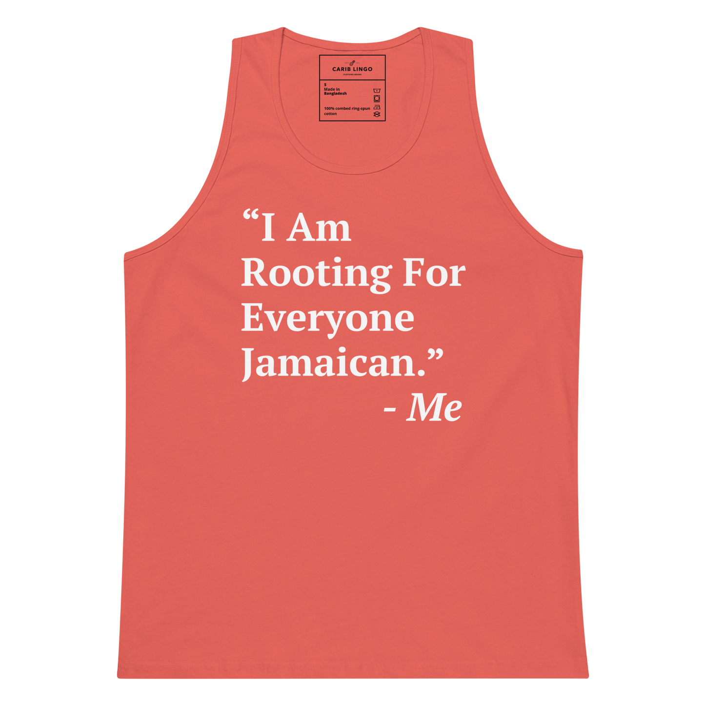 I Am Rooting: Jamaica Men’s premium tank top