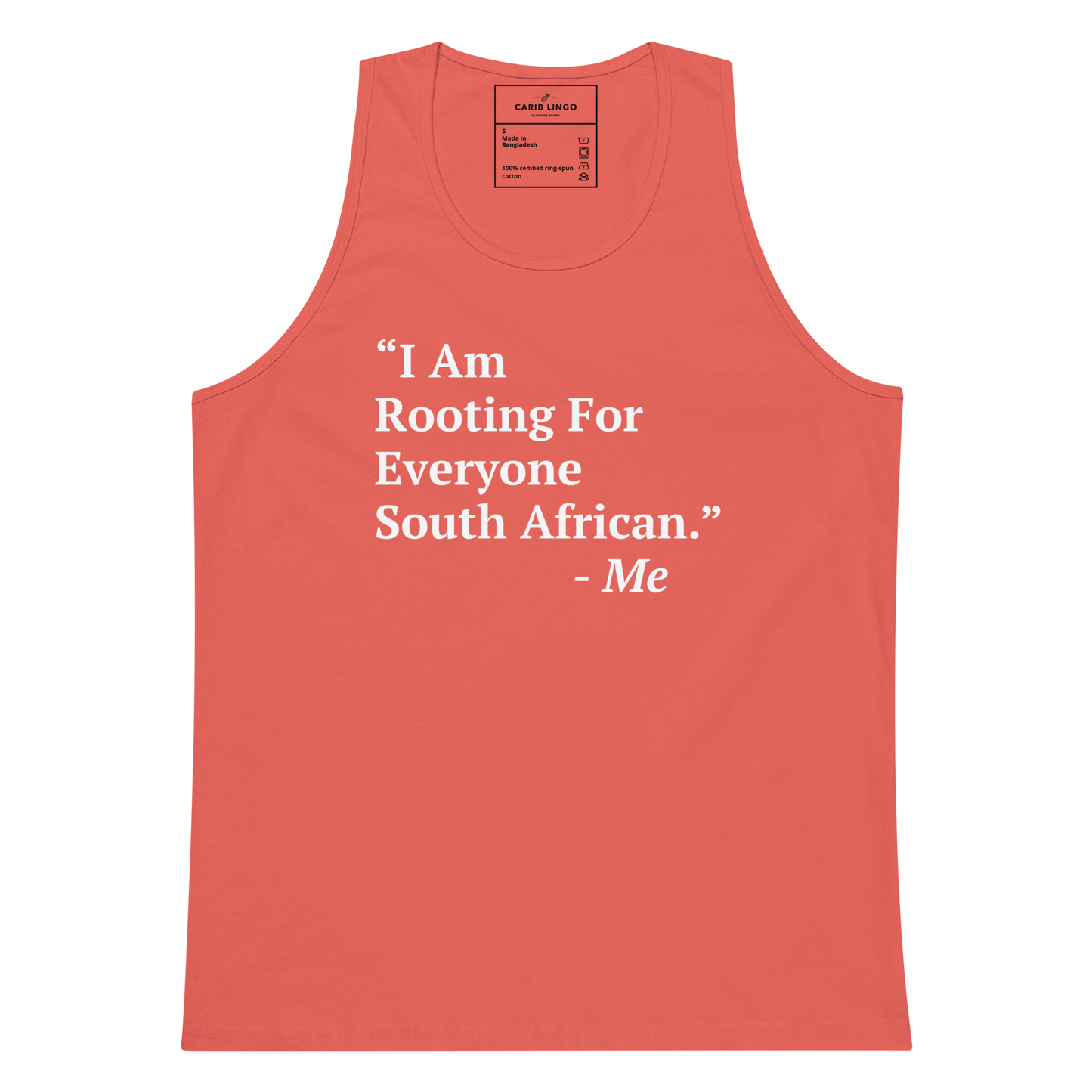 I Am Rooting: South Africa Men’s tank top