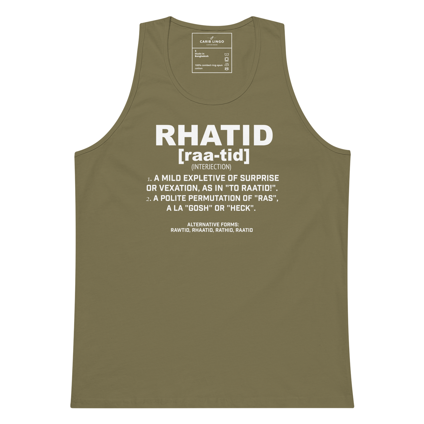 Rhatid Men’s premium tank top