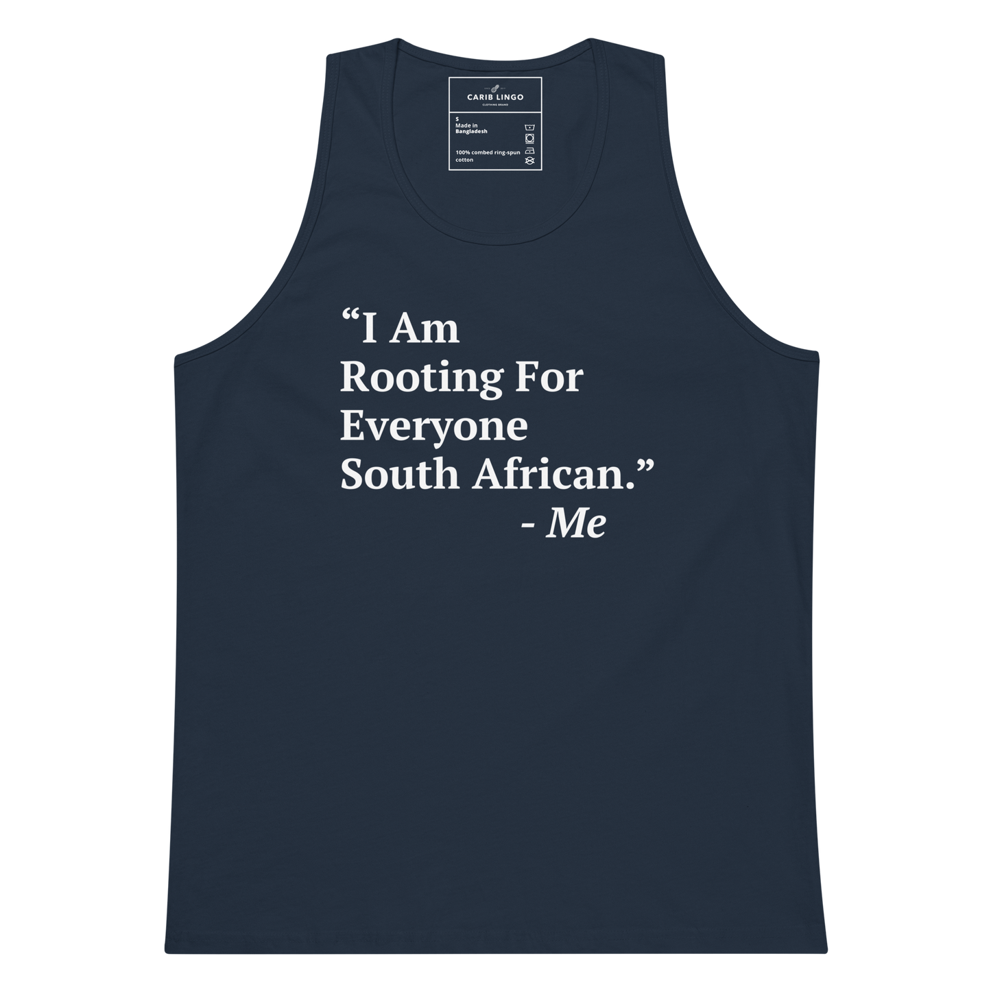 I Am Rooting: South Africa Men’s tank top