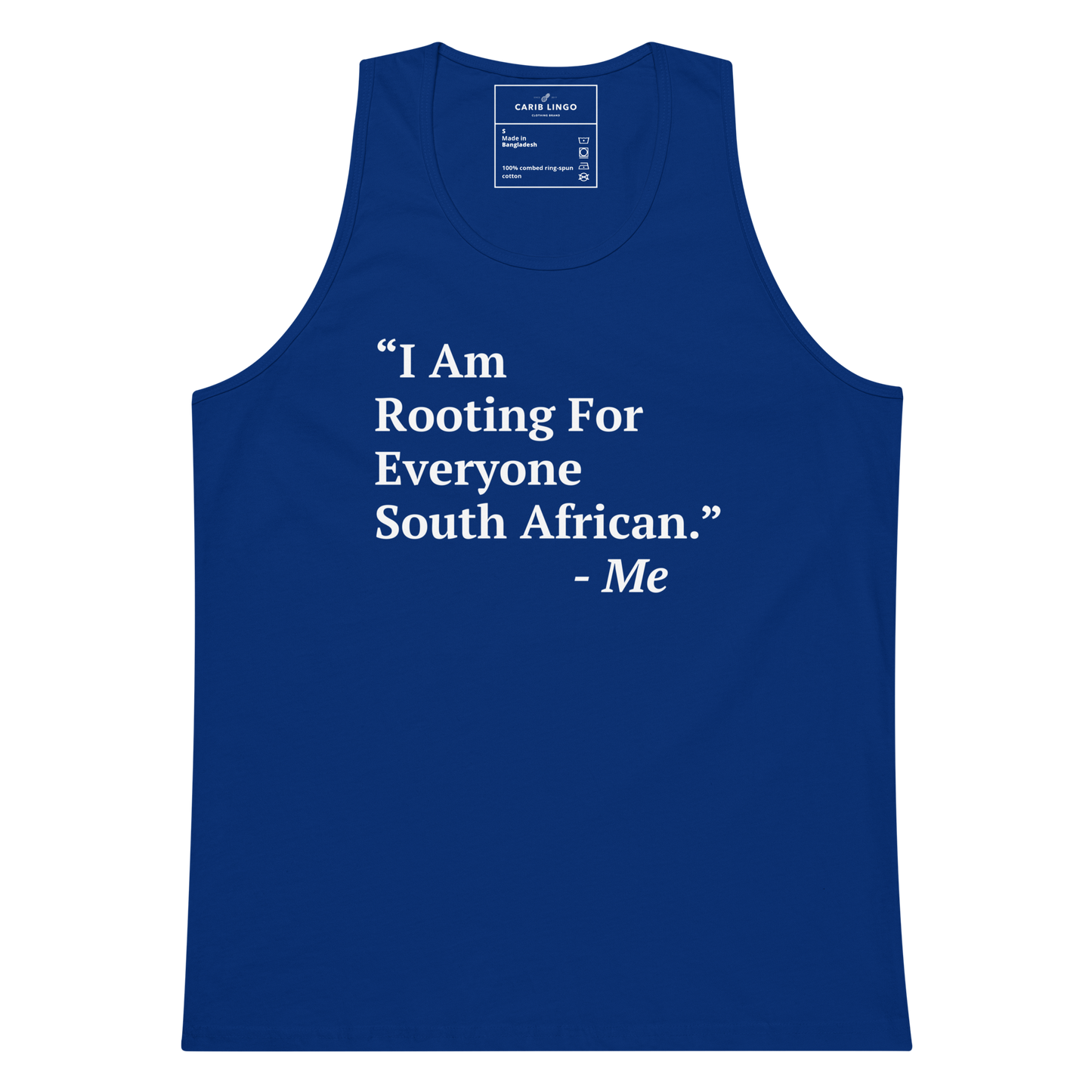 I Am Rooting: South Africa Men’s tank top