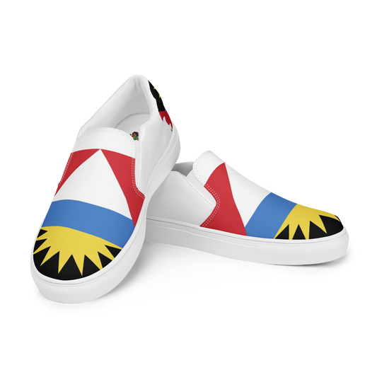 Antigua & Barbuda Men’s slip-on canvas shoes