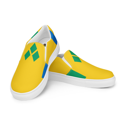 St. Vincent & The Grenadines Men’s slip-on canvas shoes