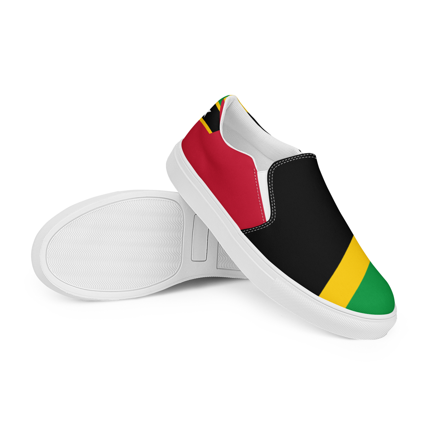 St. Kitts & Nevis Men’s slip-on canvas shoes