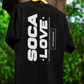 Soca Love Oversized faded t-shirt