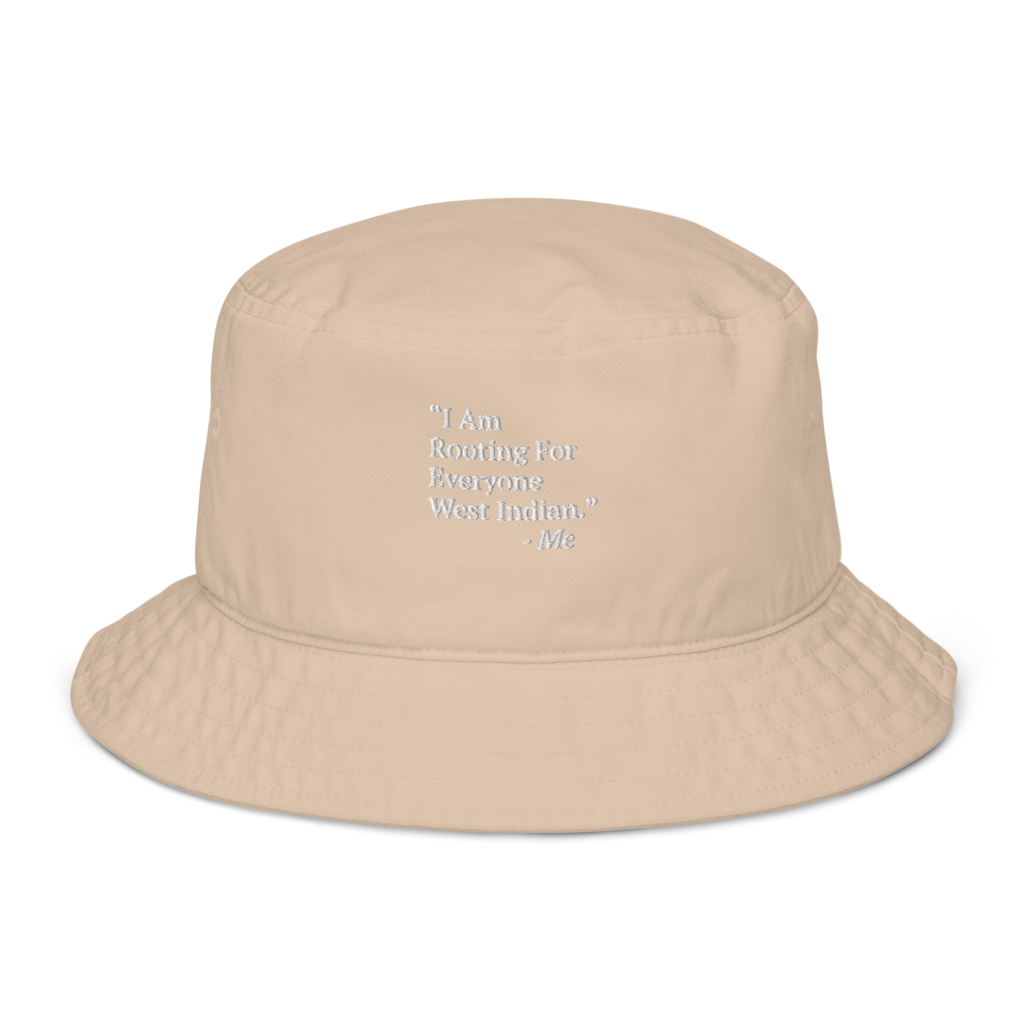 I Am Rooting: West Indian Organic bucket hat
