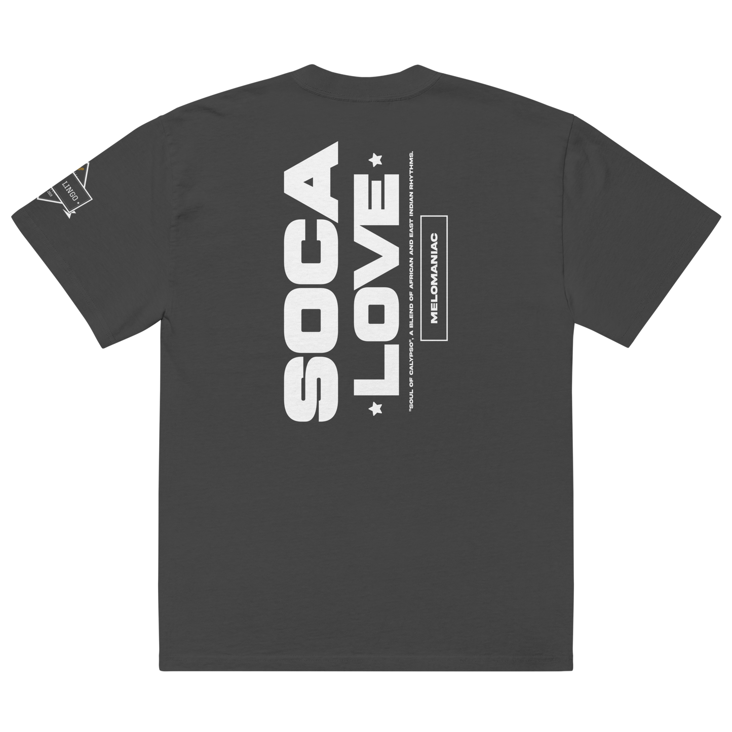 Soca Love Oversized faded t-shirt