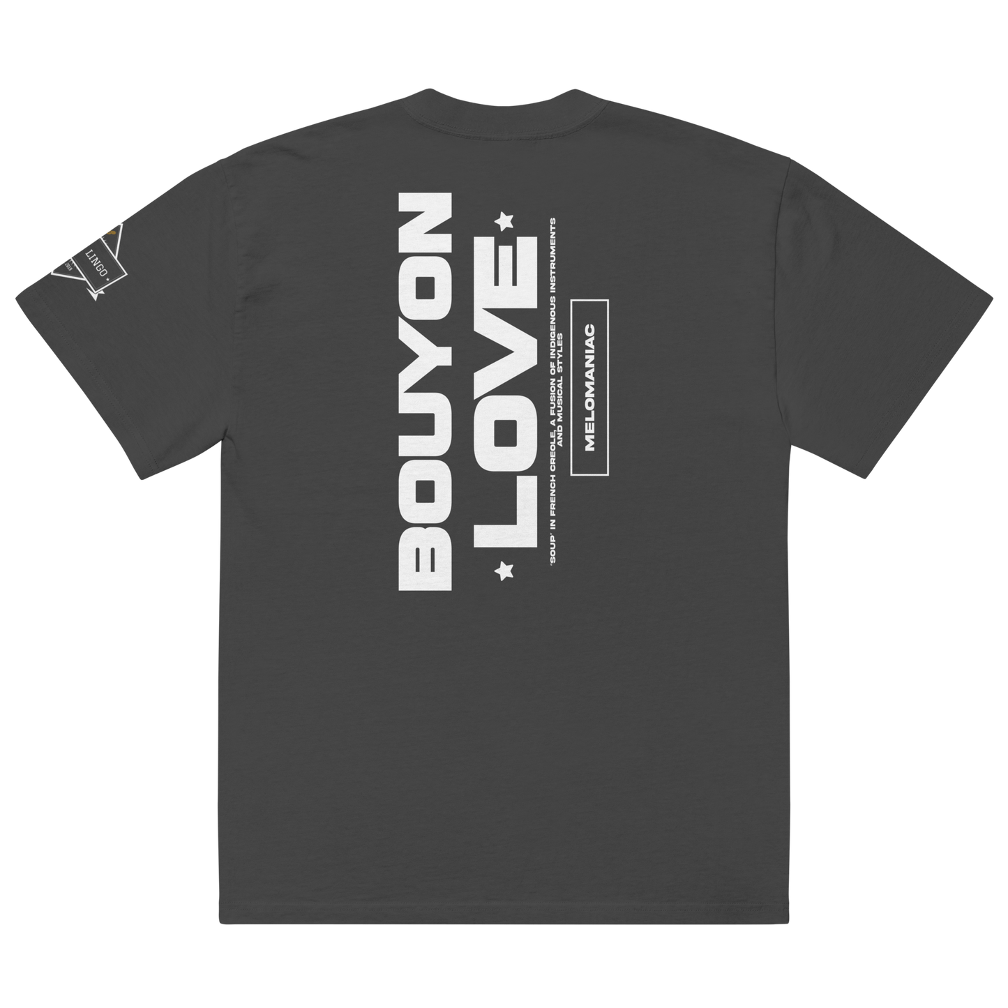 Bouyon Love Oversized faded t-shirt