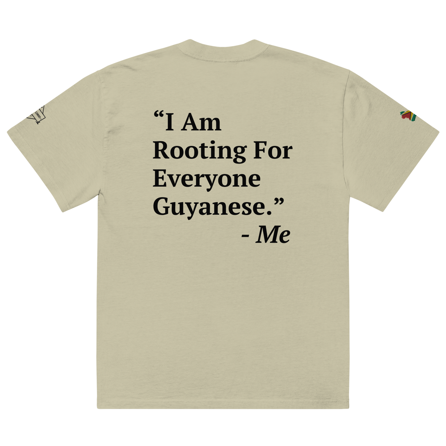 Guyana Oversized faded t-shirt