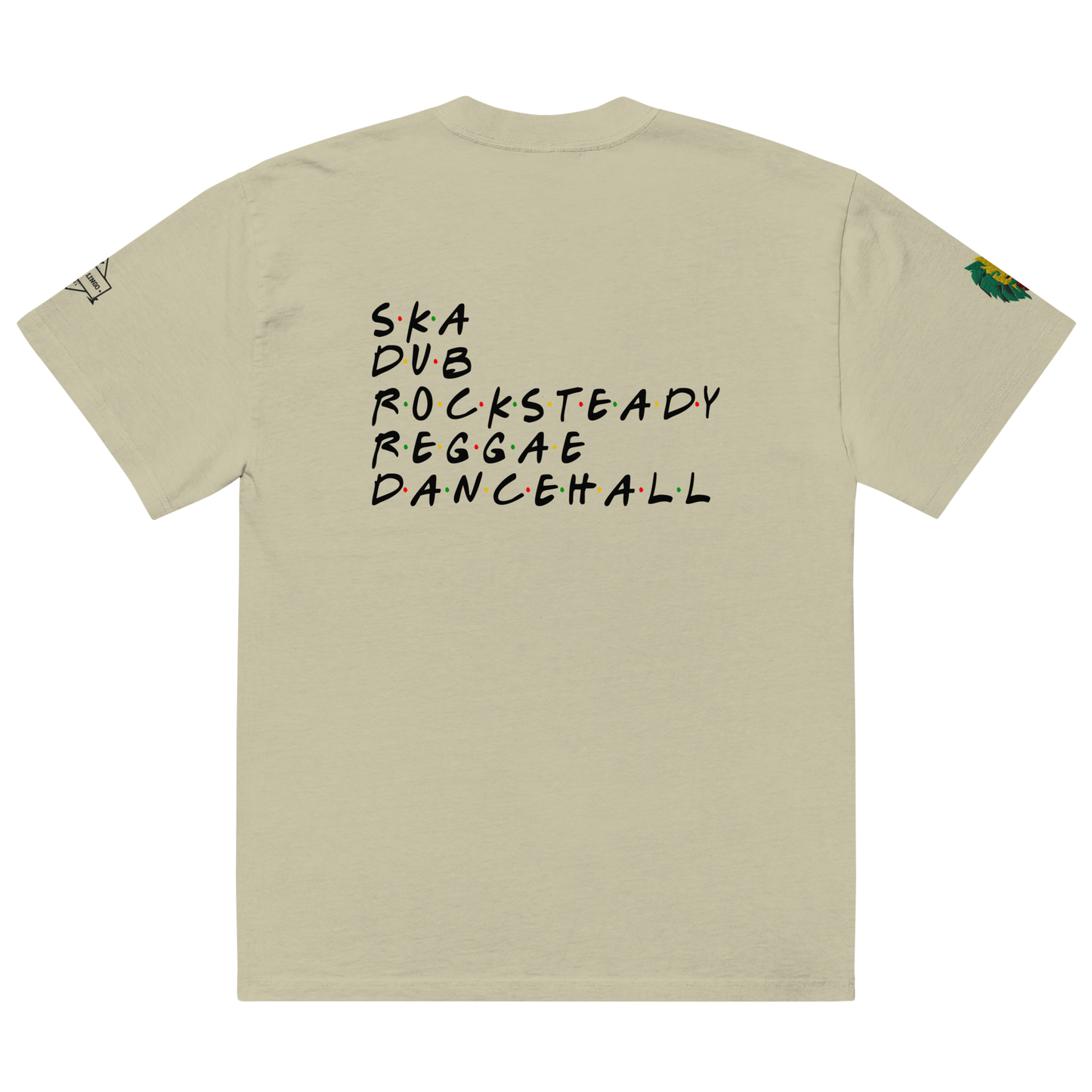 Dancehall Friends Oversized faded t-shirt