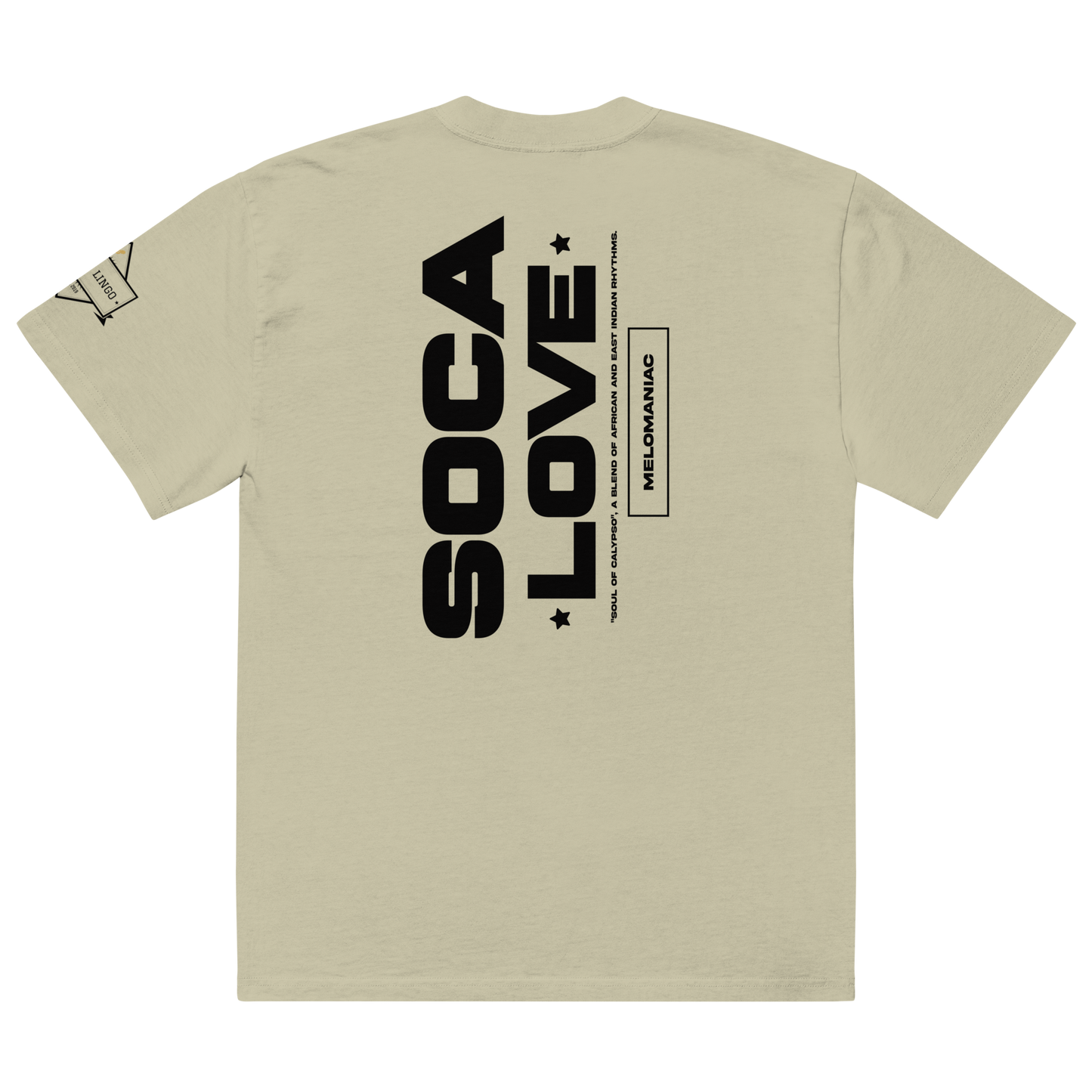 Soca Love Oversized faded t-shirt