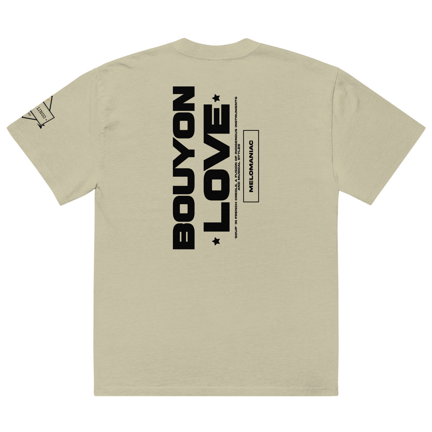 Bouyon Love Oversized faded t-shirt