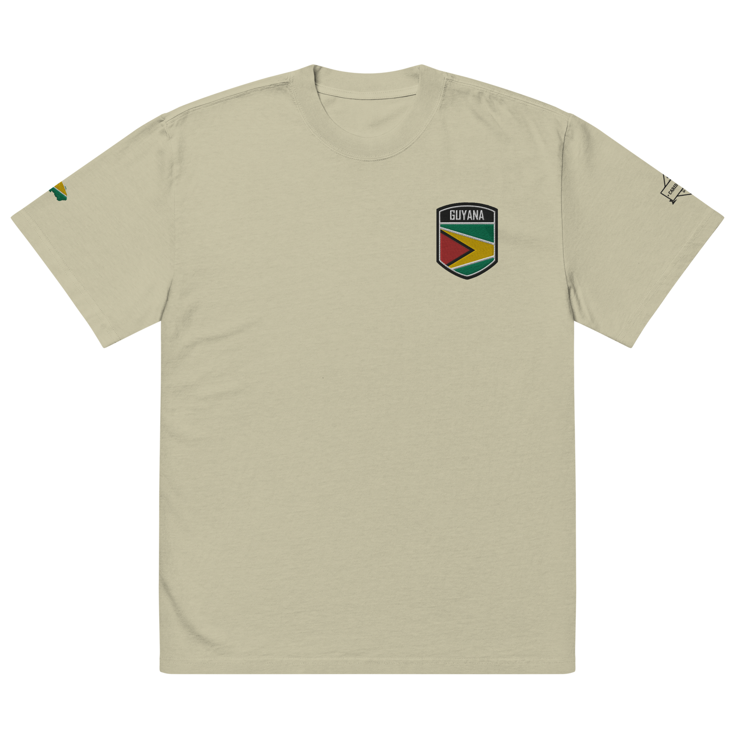 Guyana Oversized faded t-shirt