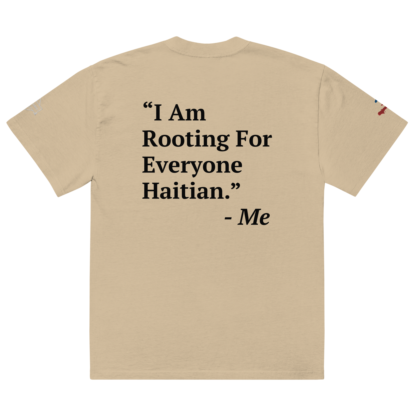 Haiti Oversized faded t-shirt