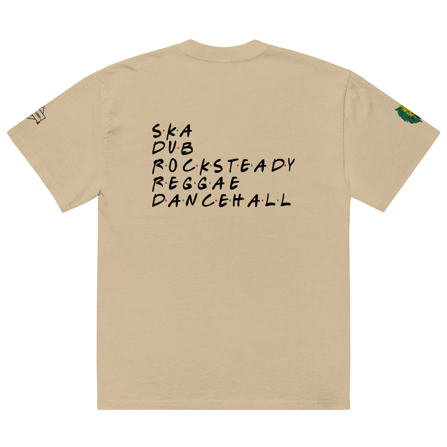 Dancehall Friends Oversized faded t-shirt