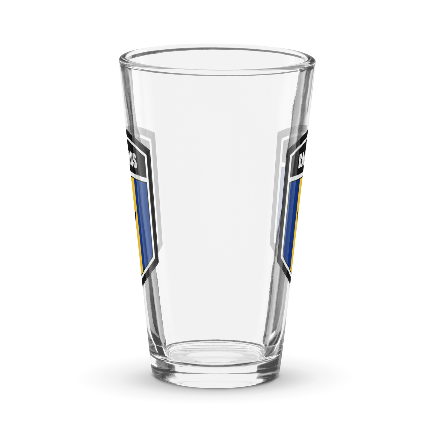 Barbados Shaker pint glass