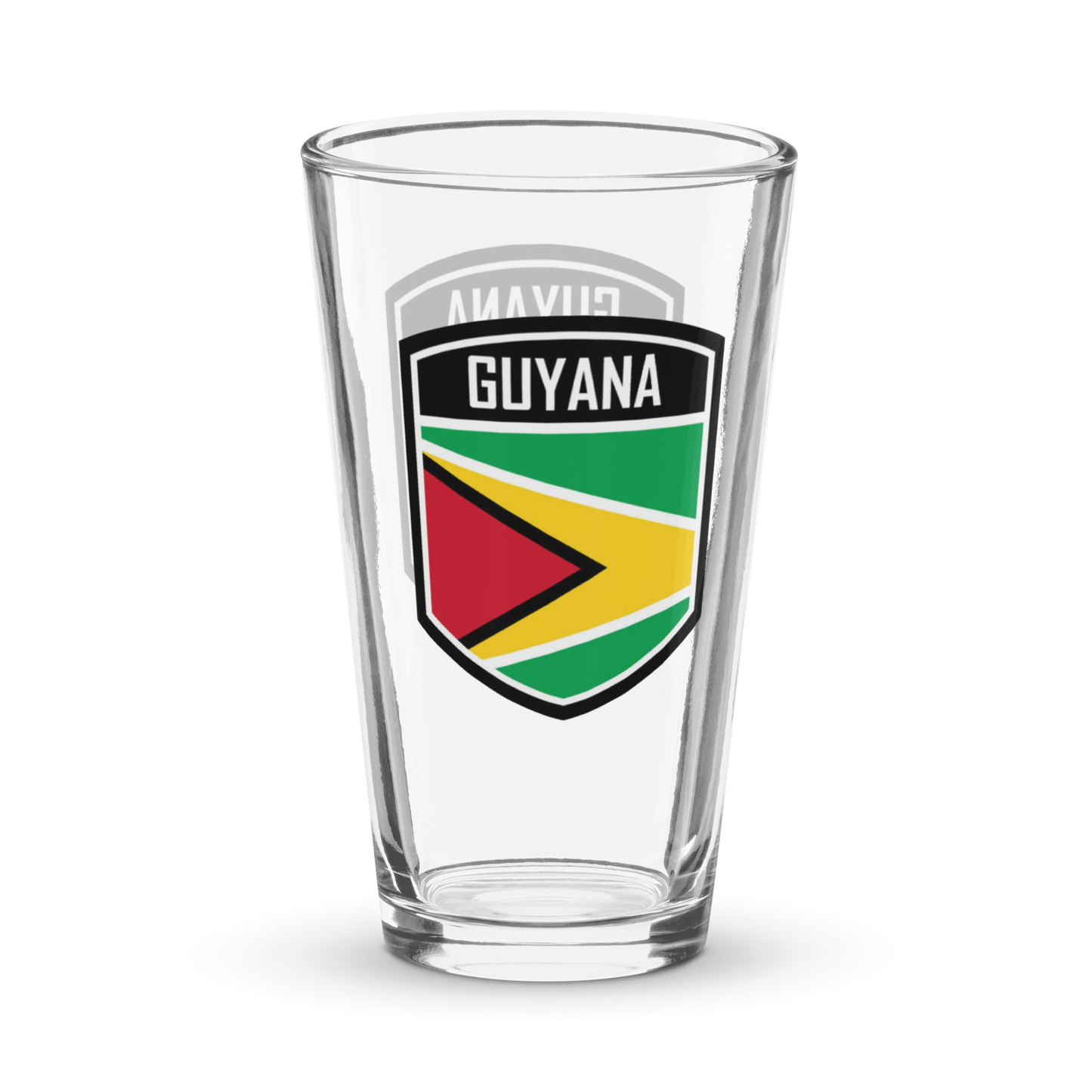 Guyana Shaker pint glass