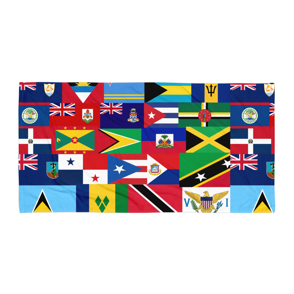 West Indian Flags Towel