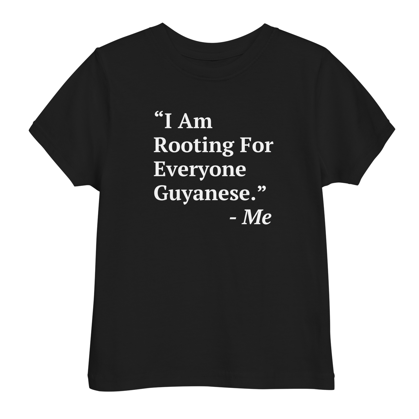 I Am Rooting: Guyana Toddler t-shirt