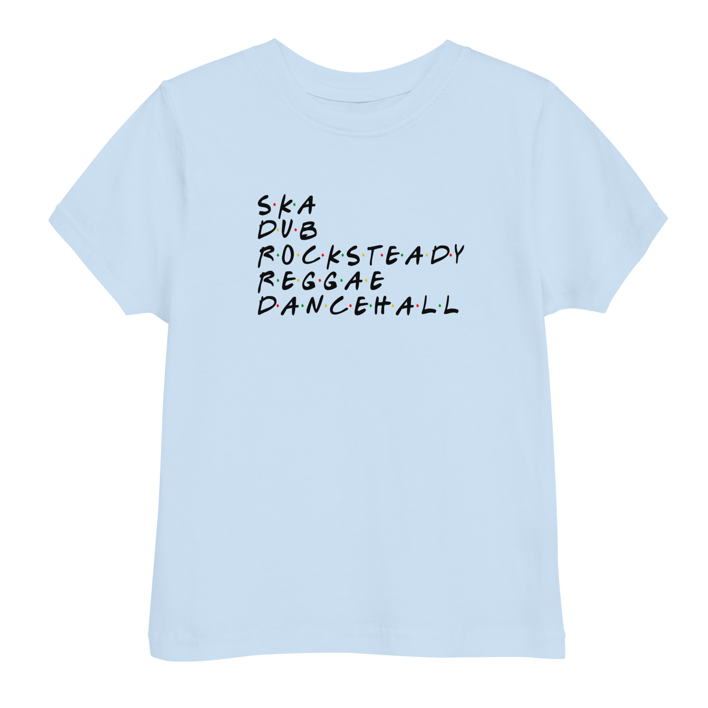 Dancehall Musicology Toddler jersey t-shirt