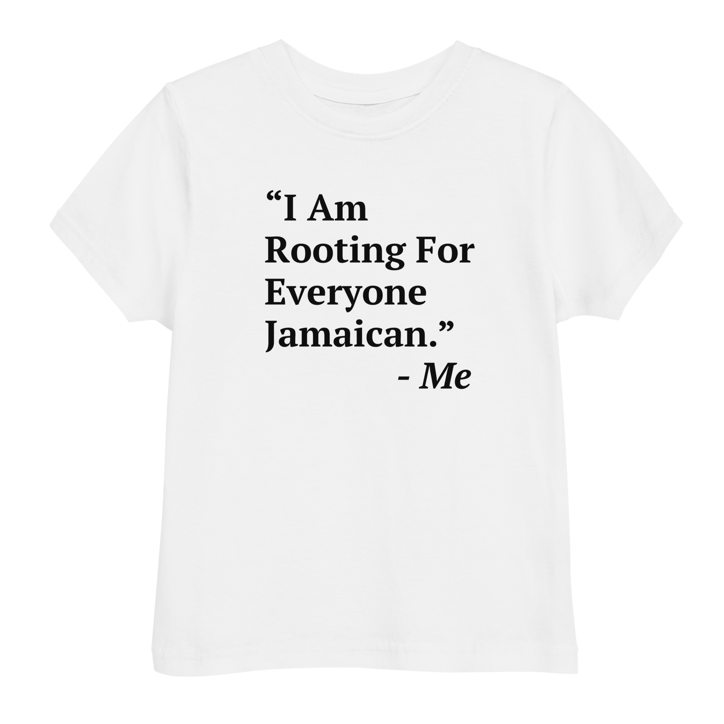 I Am Rooting: Jamaica Toddle t-shirt