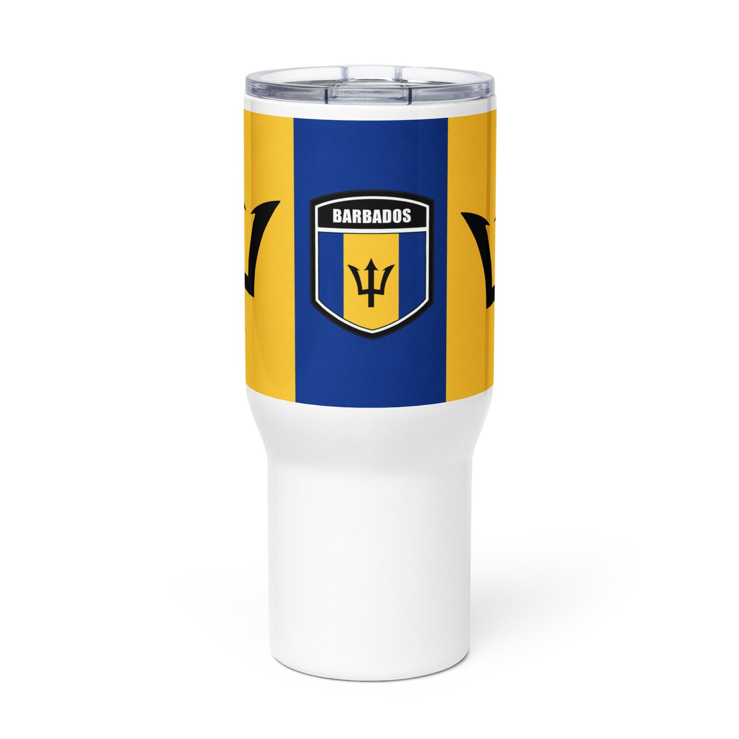 Barbados Travel mug with a handle